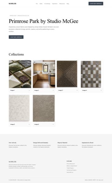 Ann Sacks · Kohler